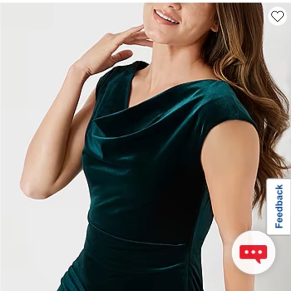 Jessica Howard Sleeveless Velvet Sheath Dress - Picture 3 of 4